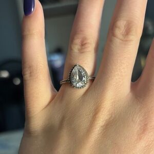 Pandora teardrop ring